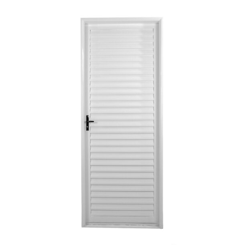 Porta de Aço Branca Laminada de 215 x 85cm Direita MGM